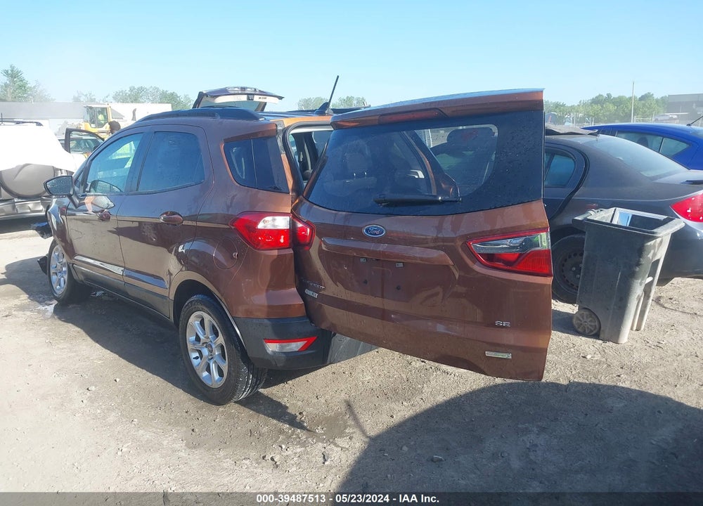 2019 FORD ECOSPORT SE VIN: MAJ3S2GE7KC284125