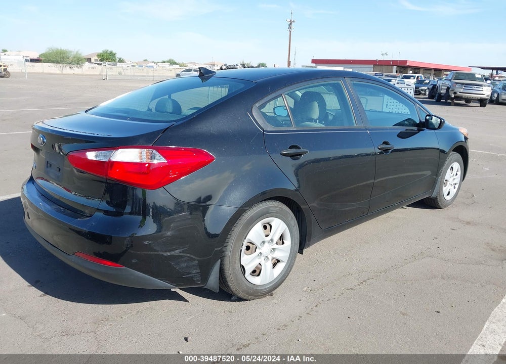 2016 KIA FORTE LX VIN: KNAFK4A60G5502662