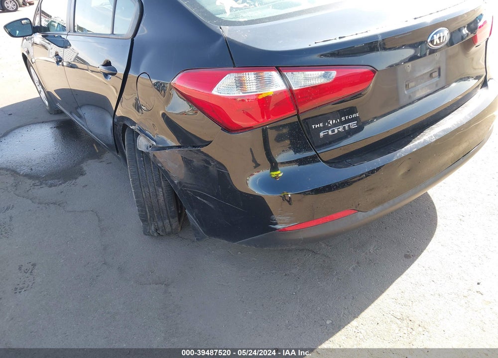 2016 KIA FORTE LX VIN: KNAFK4A60G5502662