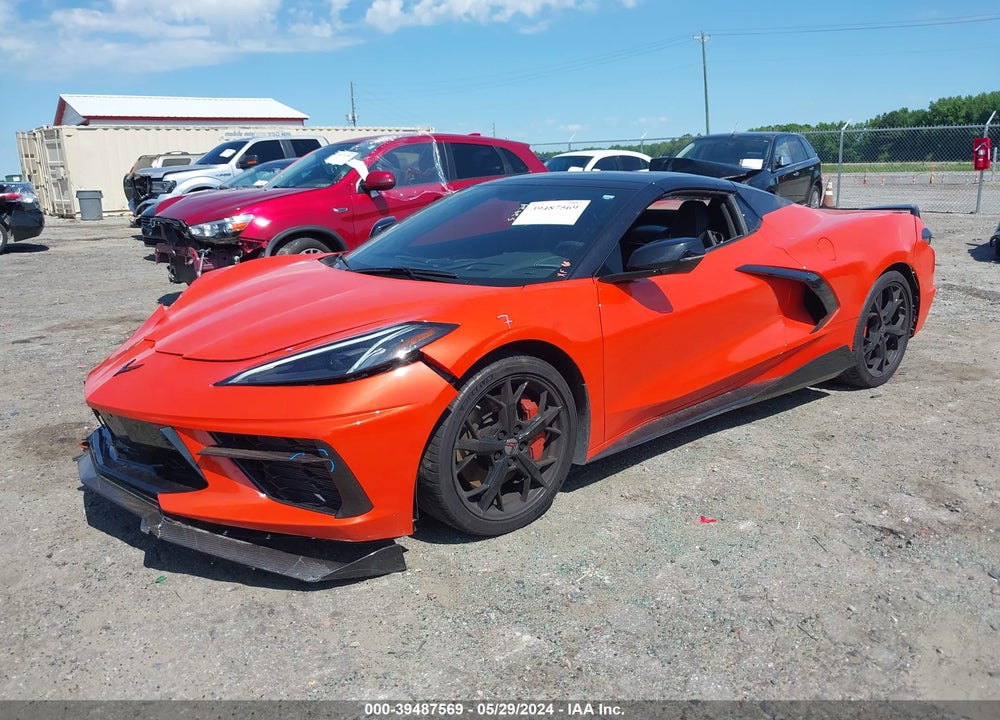 2020 CHEVROLET CORVETTE STINGRAY RWD 3LT VIN: 1G1Y83D4XL5107065