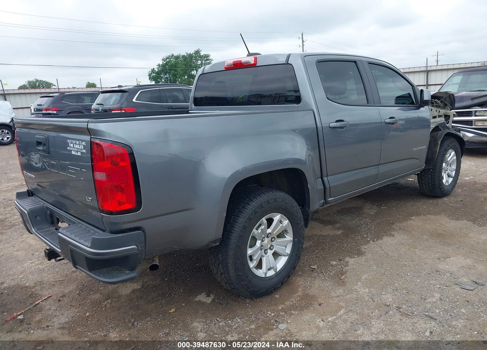 2022 CHEVROLET COLORADO 2WD SHORT BOX LT VIN: 1GCGSCEA1N1130785