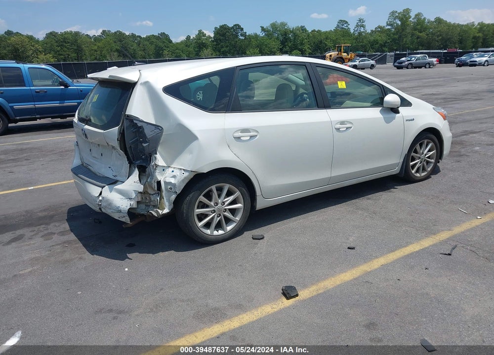 2014 TOYOTA PRIUS V FIVE VIN: JTDZN3EU7E3333260