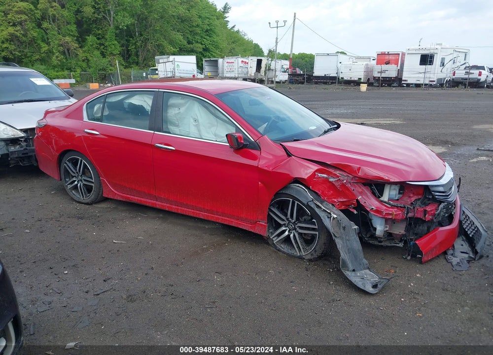 2017 HONDA ACCORD SPORT VIN: 1HGCR2F56HA106235