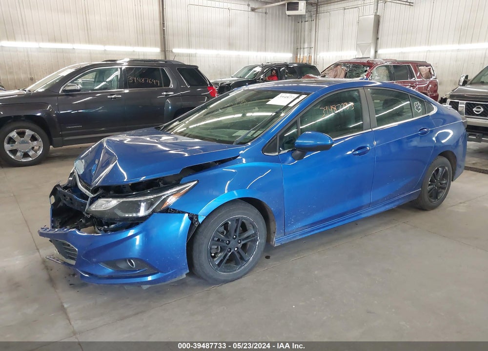 2018 CHEVROLET CRUZE LT AUTO VIN: 1G1BE5SMXJ7143434