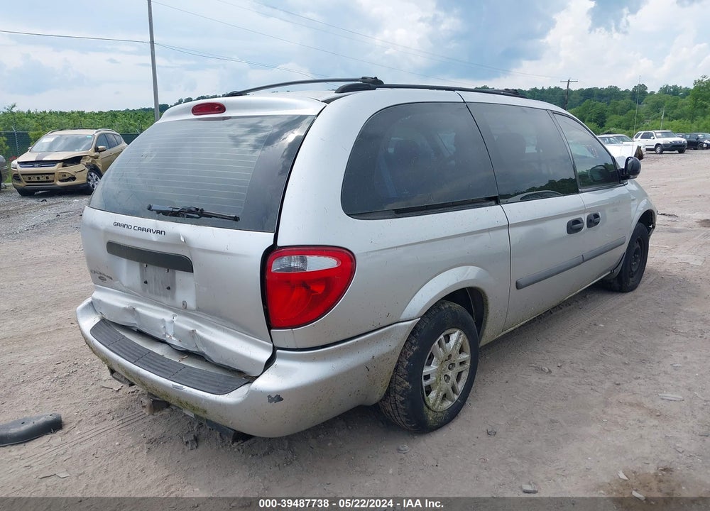2006 DODGE GRAND CARAVAN SE VIN: 1D4GP24R06B621589