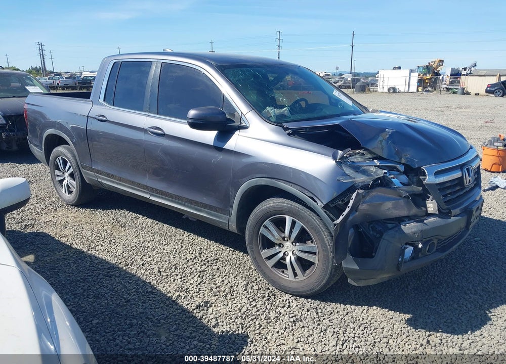 2017 HONDA RIDGELINE RTS VIN: 5FPYK3F41HB036714