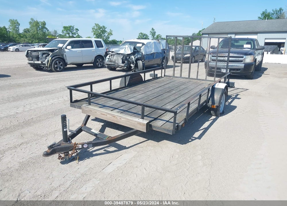 2015 CARRY ON FLATBED TRAILER 6X12 VIN: 4YMUL1211FG014202
