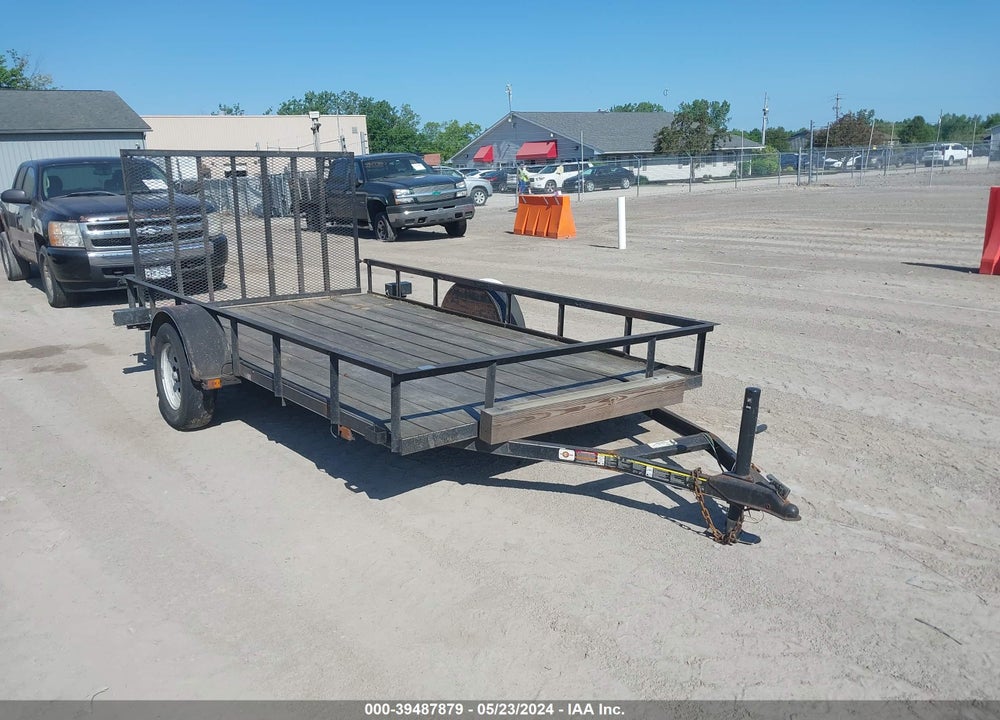 2015 CARRY ON FLATBED TRAILER 6X12 VIN: 4YMUL1211FG014202