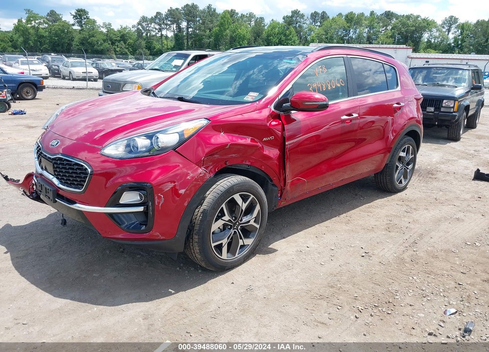 2022 KIA SPORTAGE EX VIN: KNDPNCAC5N7008622