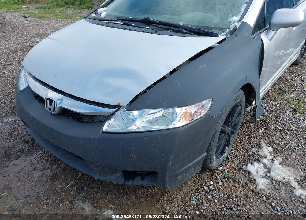 2009 HONDA CIVIC LX VIN: 2HGFA165X9H320811