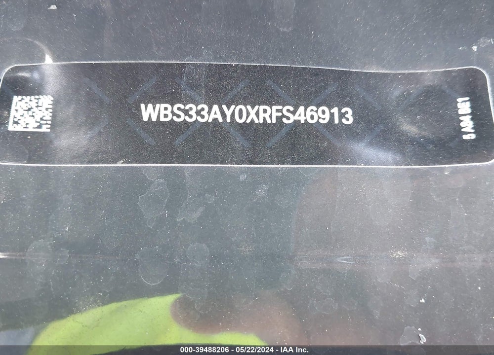 2024 BMW M3 COMPETITION VIN: WBS33AY0XRFS46913