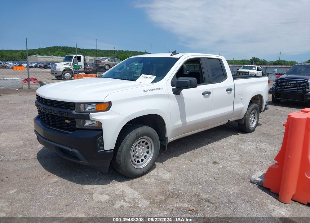 2021 CHEVROLET SILVERADO 1500 2WD DOUBLE CAB STANDARD BED WT VIN: 1GCRWAEH5MZ367682