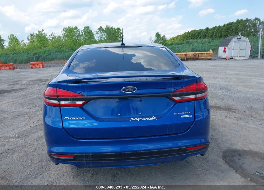 2017 FORD FUSION SPORT VIN: 3FA6P0VP9HR256375