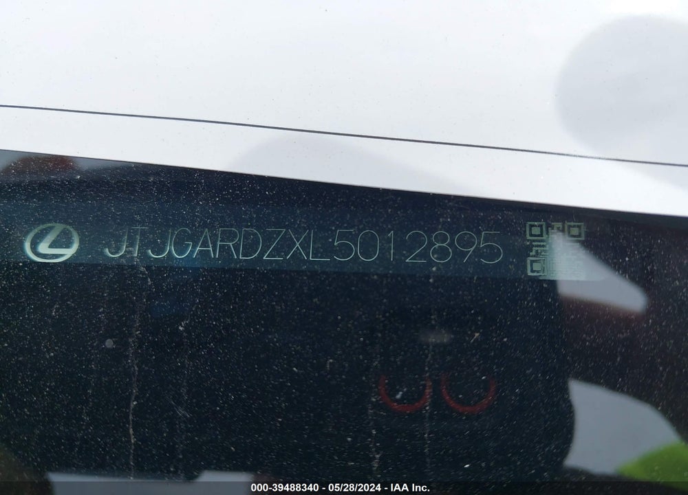 2020 LEXUS NX 300 VIN: JTJGARDZXL5012895