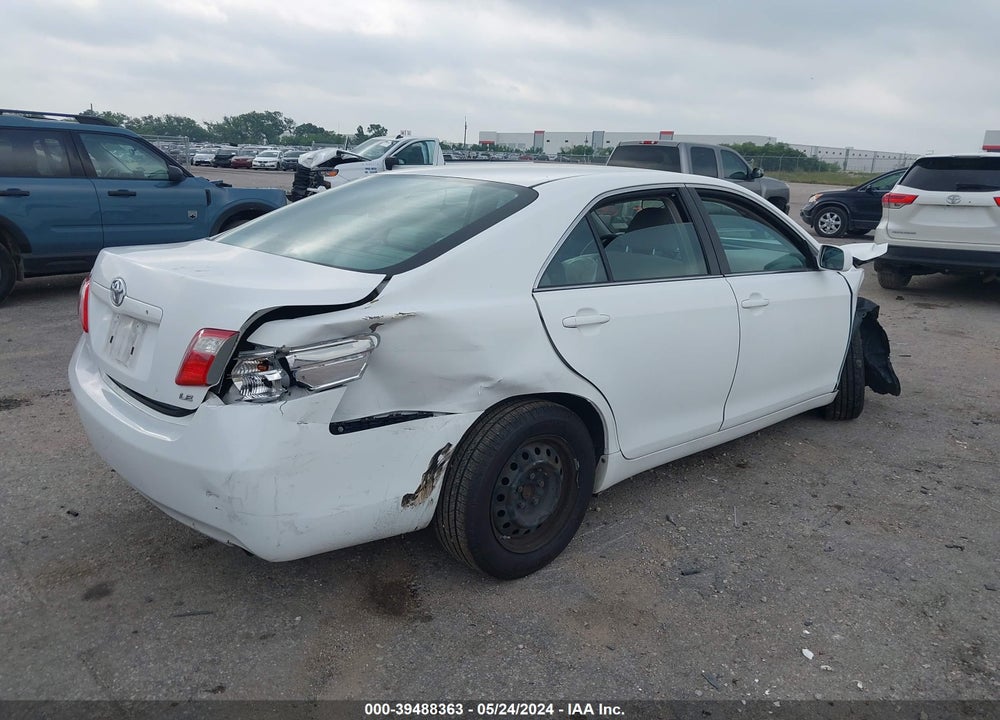 2007 TOYOTA CAMRY LE VIN: 4T1BE46K07U660497