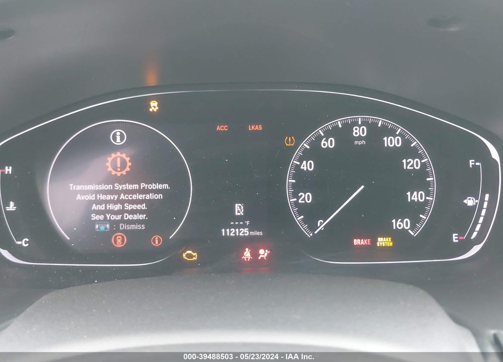 2019 HONDA ACCORD VIN: 1HGCV1F33KA147319