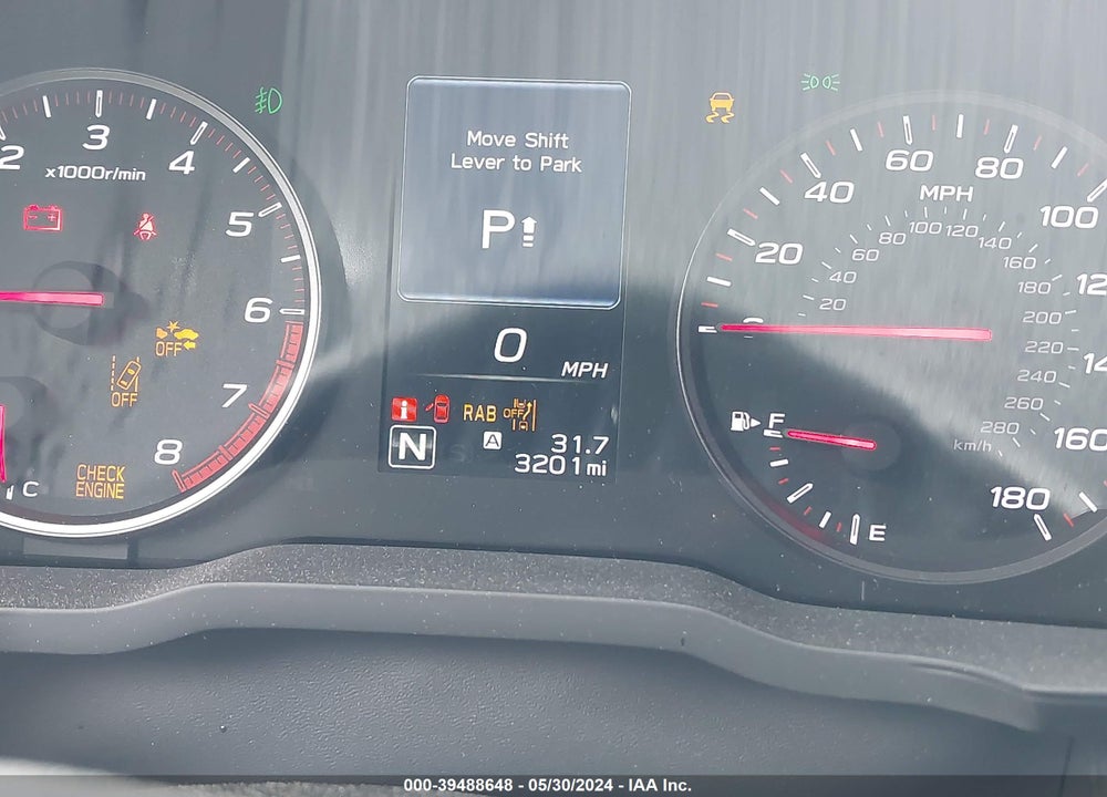 2024 SUBARU WRX LIMITED VIN: JF1VBAN61R8801222