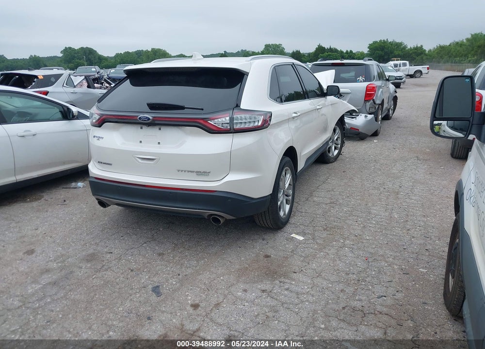 2017 FORD EDGE TITANIUM VIN: 2FMPK3K93HBB56304