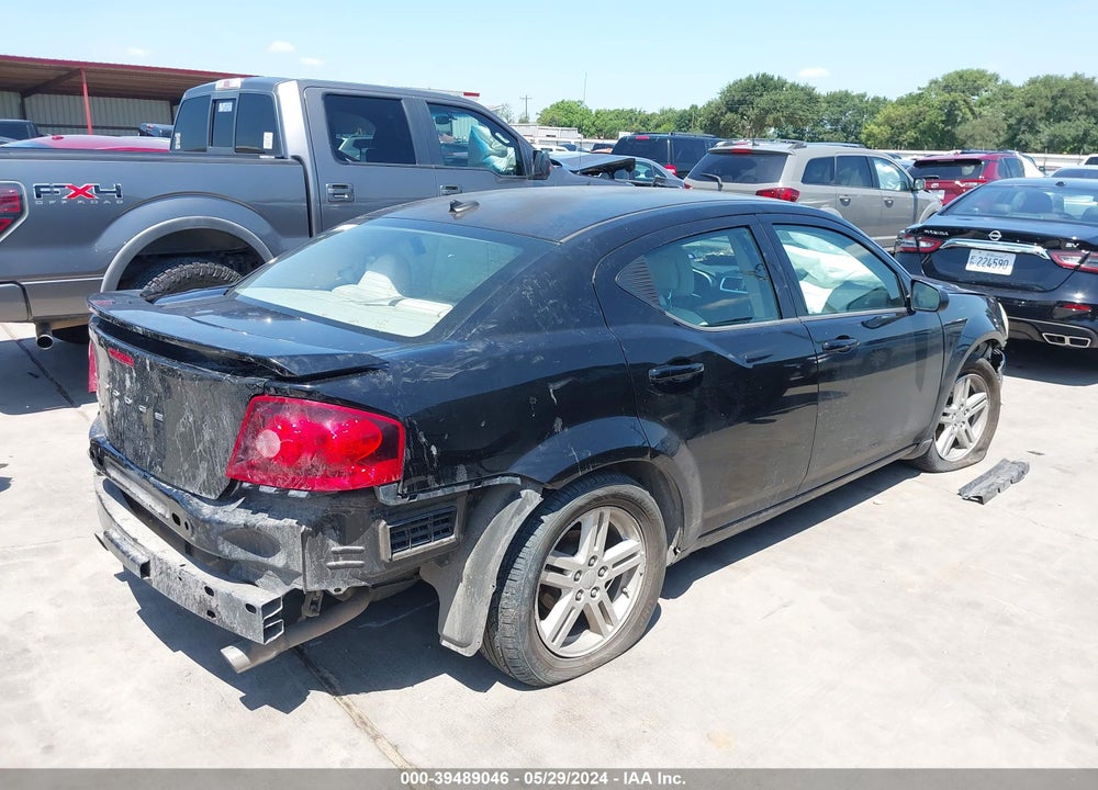 2014 AVENGER DODGE  SE VIN: 1C3CDZAG2EN225312