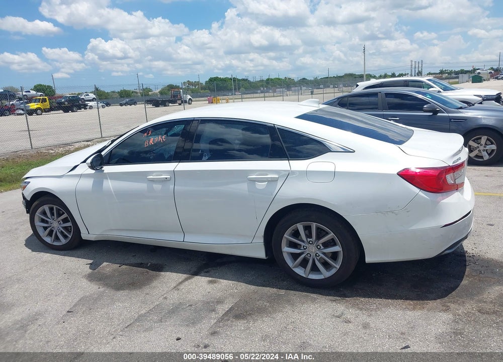 2022 HONDA ACCORD LX VIN: 1HGCV1F16NA017134
