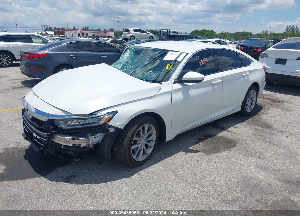 2022 HONDA ACCORD LX VIN: 1HGCV1F16NA017134