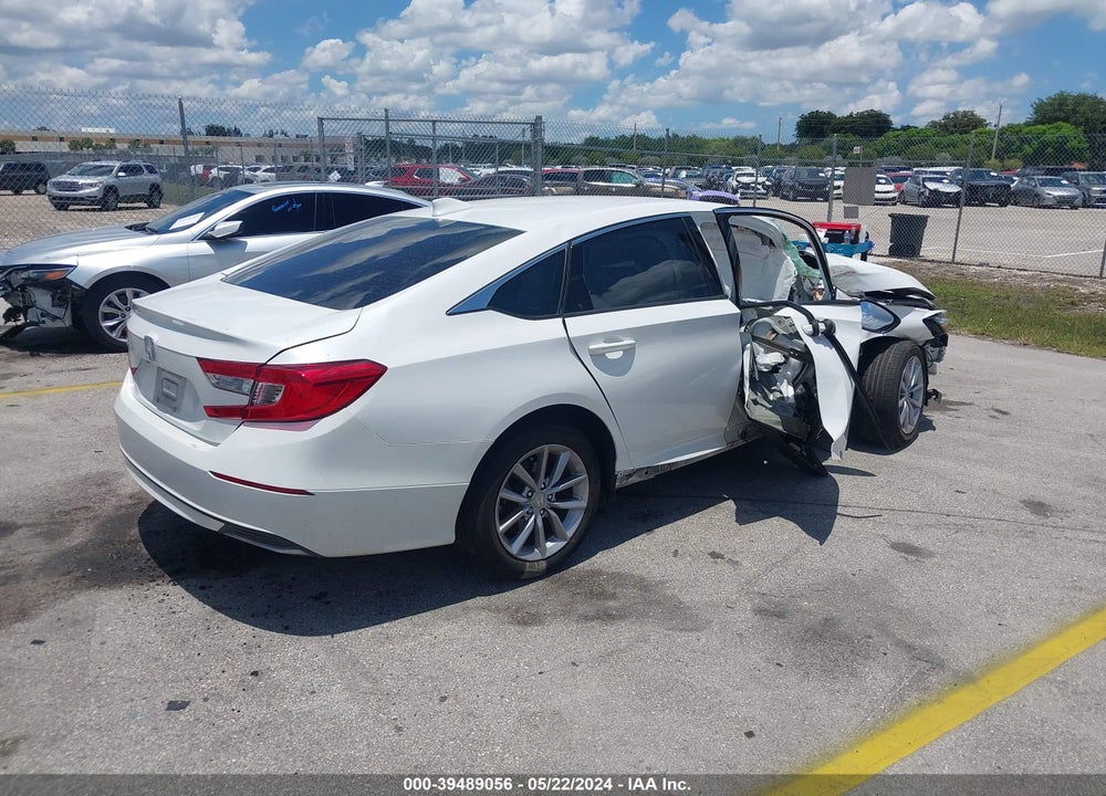 2022 HONDA ACCORD LX VIN: 1HGCV1F16NA017134