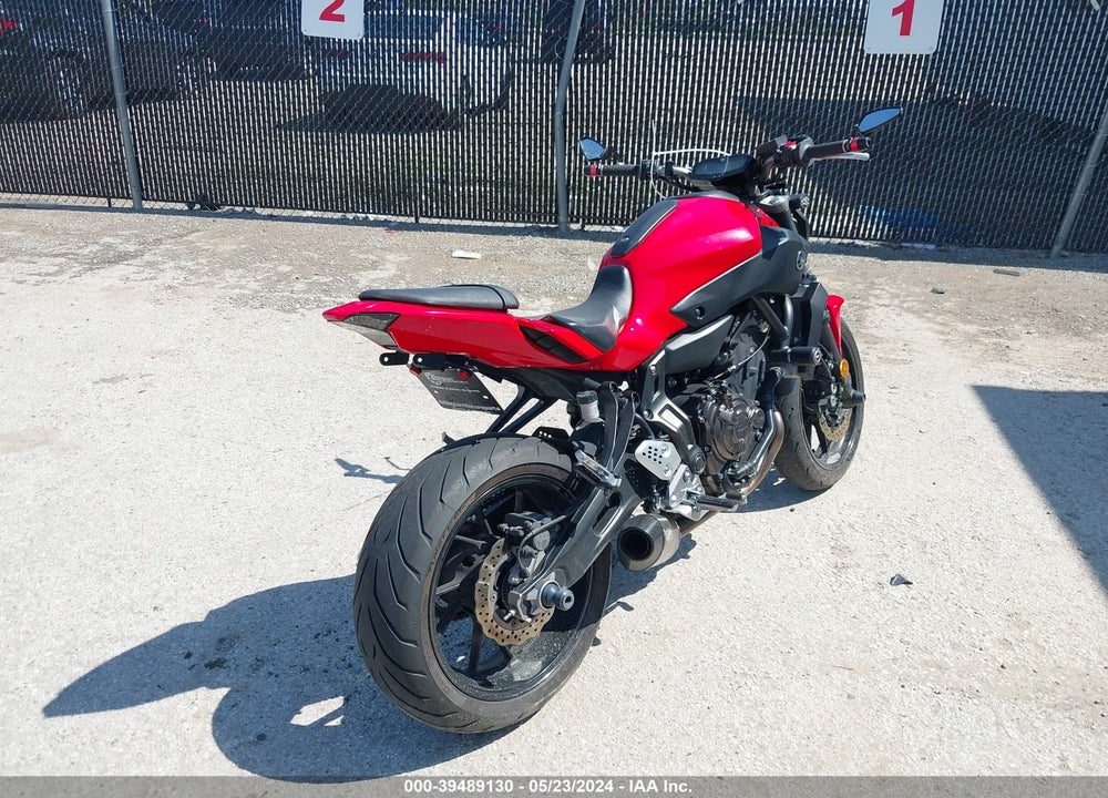 2017 YAMAHA FZ07A C VIN: JYARM20YXHA000389