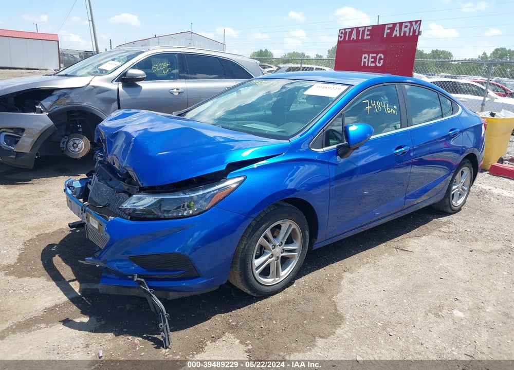 2018 CHEVROLET CRUZE LT AUTO VIN: 1G1BE5SM0J7247771