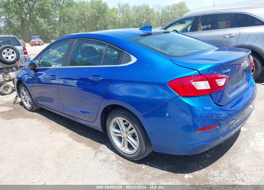 2018 CHEVROLET CRUZE LT AUTO VIN: 1G1BE5SM0J7247771