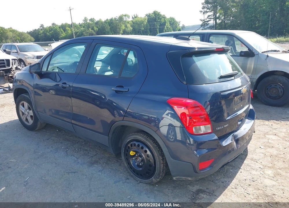 2019 CHEVROLET TRAX LS VIN: 3GNCJNSB5KL214002