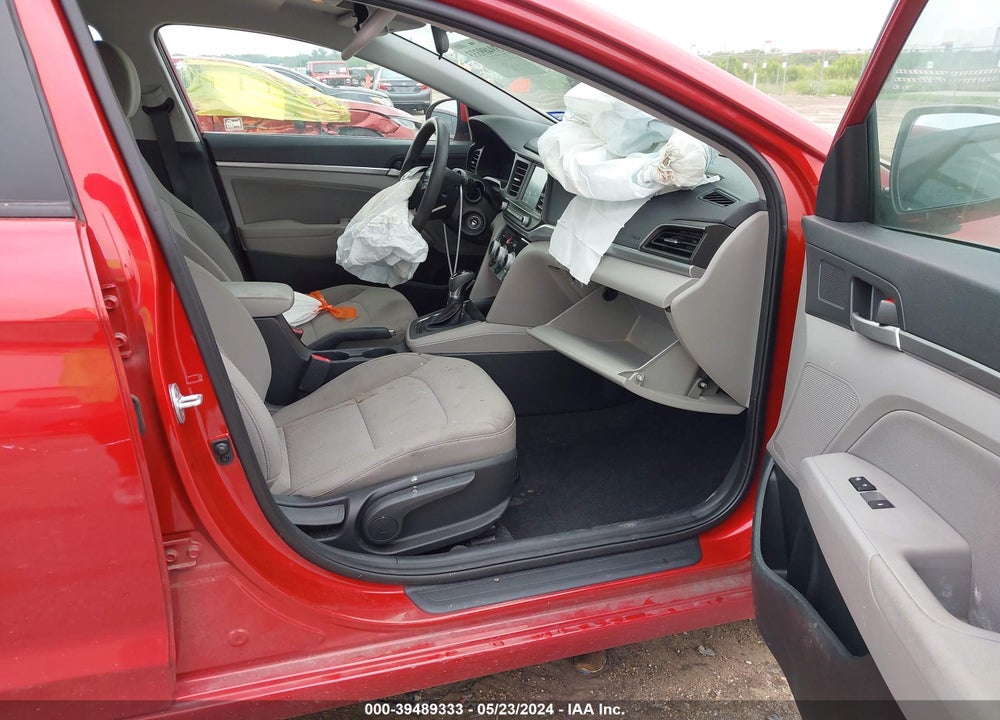 2019 HYUNDAI ELANTRA SEL VIN: 5NPD84LF4KH478963