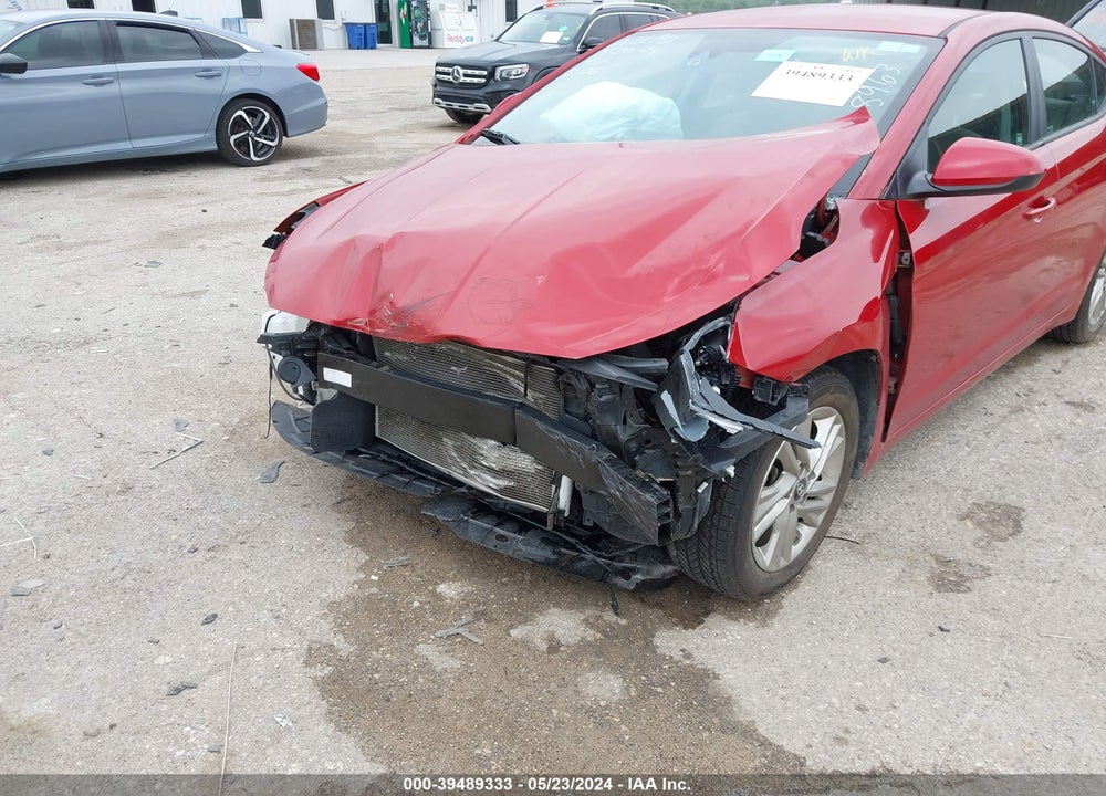2019 HYUNDAI ELANTRA SEL VIN: 5NPD84LF4KH478963
