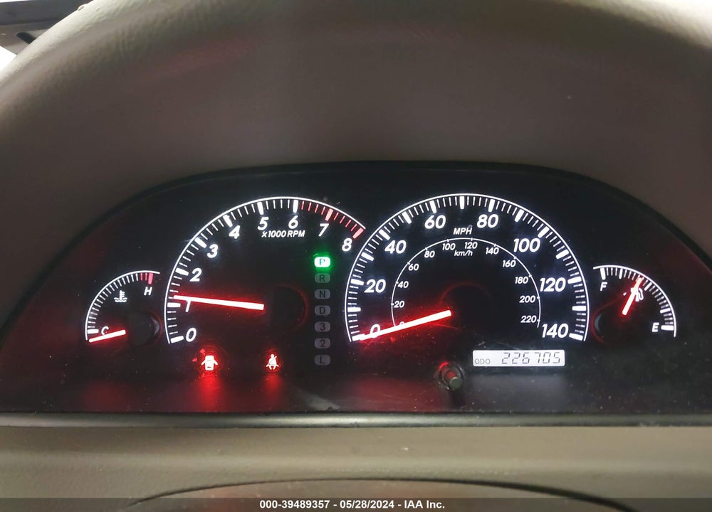 2006 TOYOTA CAMRY XLE VIN: 4T1BE30K16U673695