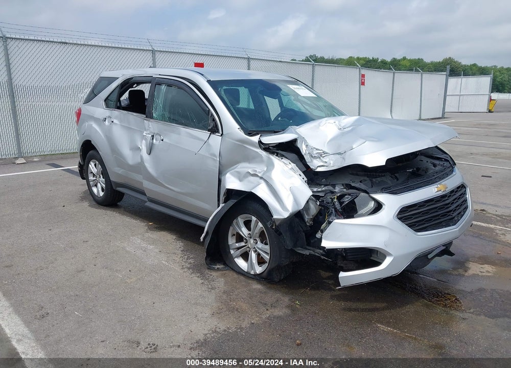 2016 CHEVROLET EQUINOX L VIN: 2GNALBEKXG1184726