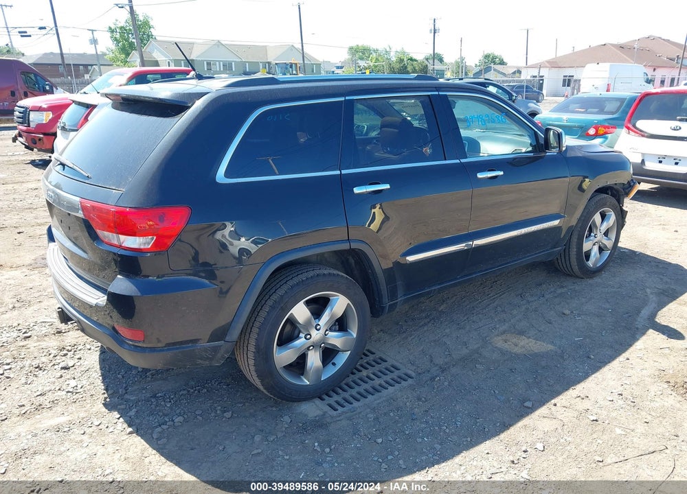 2013 JEEP GRAND CHEROKEE OVERLAND VIN: 1C4RJFCT3DC524678