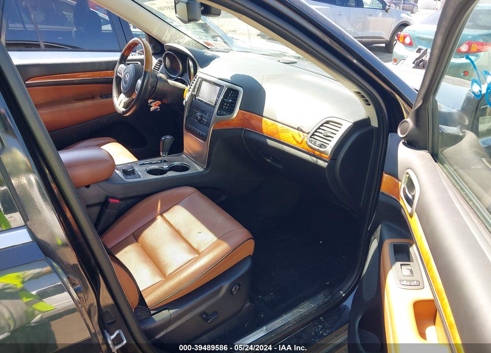 2013 JEEP GRAND CHEROKEE OVERLAND VIN: 1C4RJFCT3DC524678
