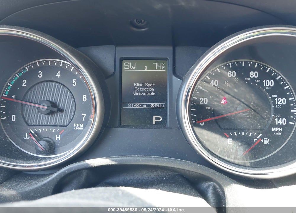 2013 JEEP GRAND CHEROKEE OVERLAND VIN: 1C4RJFCT3DC524678