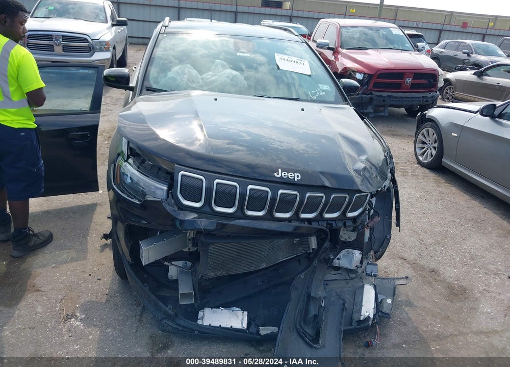 2022 JEEP COMPASS LATITUDE FWD VIN: 3C4NJCBB9NT156566