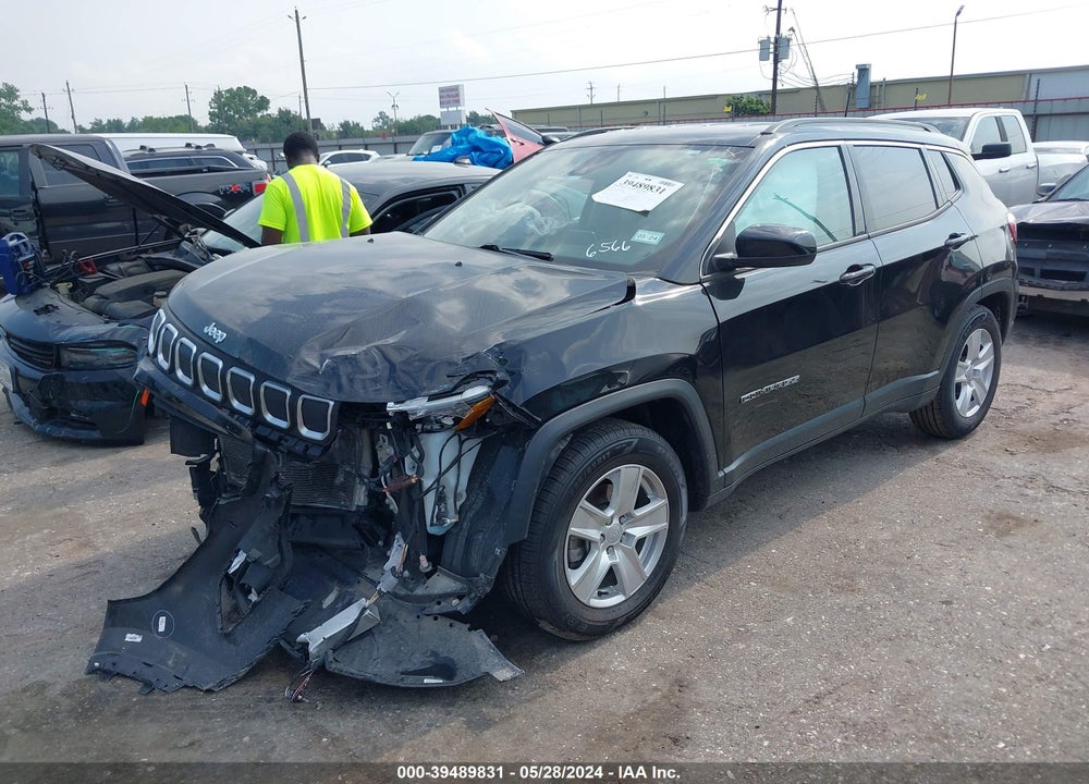 2022 JEEP COMPASS LATITUDE FWD VIN: 3C4NJCBB9NT156566