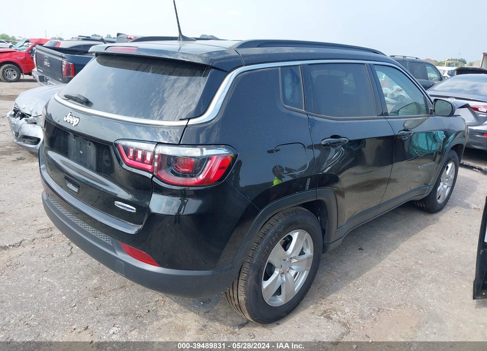 2022 JEEP COMPASS LATITUDE FWD VIN: 3C4NJCBB9NT156566