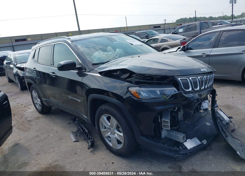 2022 JEEP COMPASS LATITUDE FWD VIN: 3C4NJCBB9NT156566
