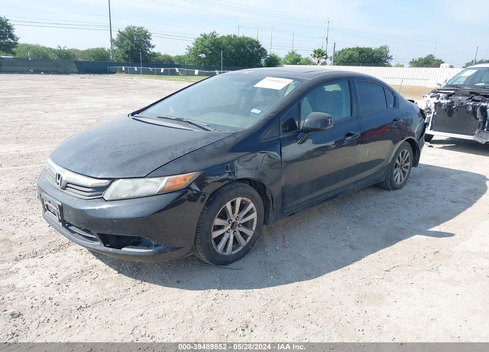 2012 HONDA CIVIC EX VIN: 2HGFB2F81CH525776