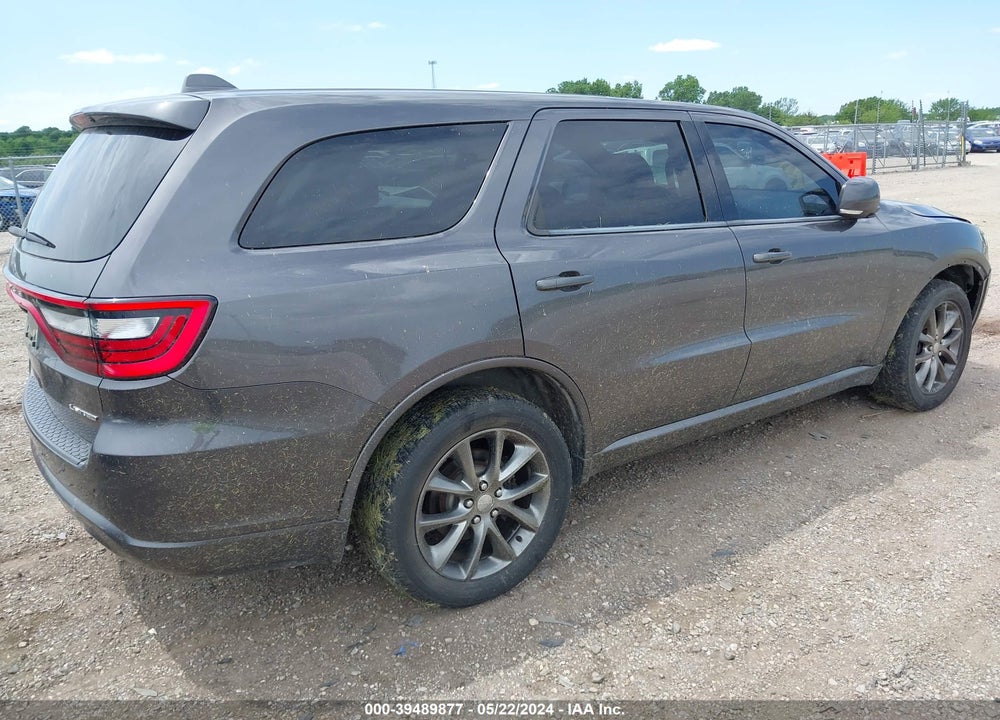 2015 DODGE DURANGO LIMITED VIN: 1C4RDJDG1FC722982