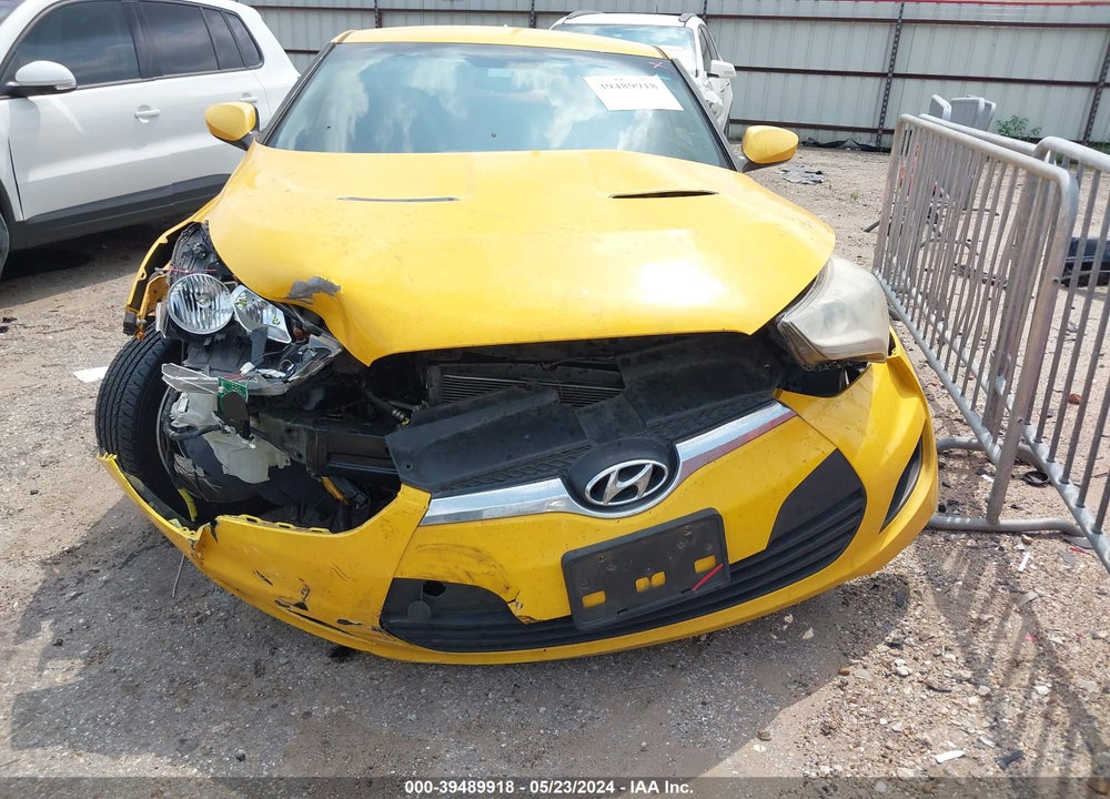 2013 HYUNDAI VELOSTER BASE W/BLACK VIN: KMHTC6AD3DU175104