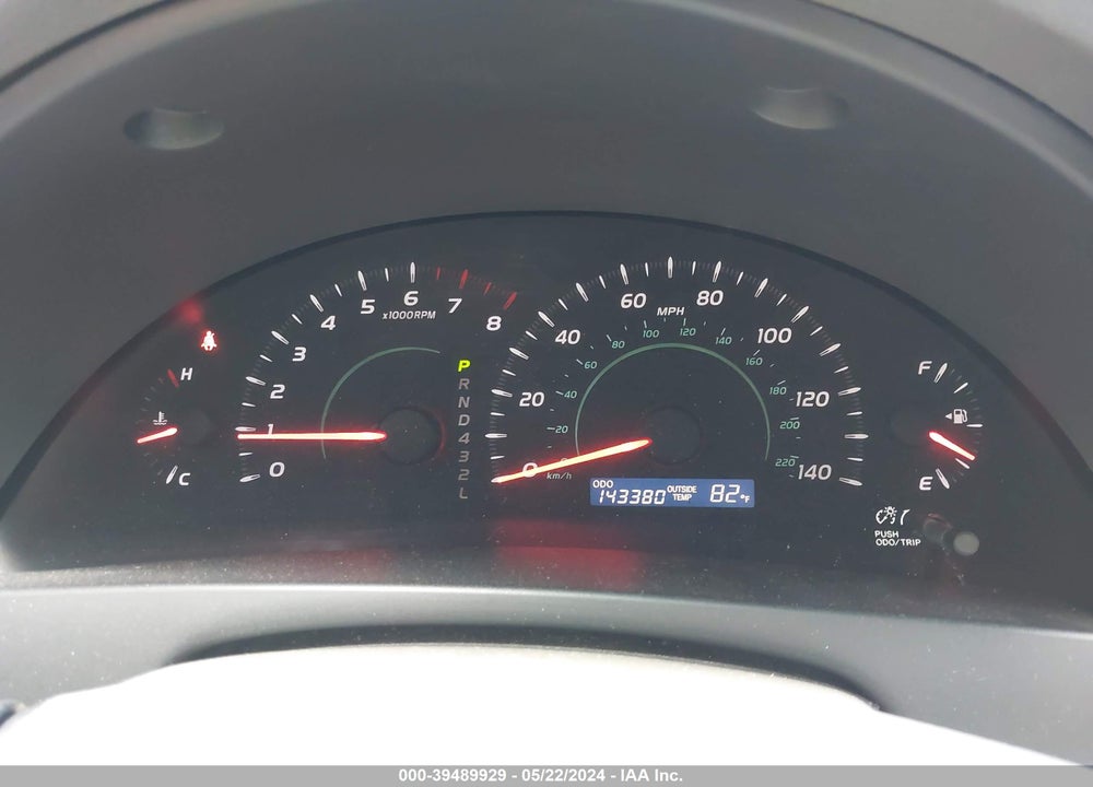 2009 TOYOTA CAMRY LE VIN: 4T1BE46K49U396638
