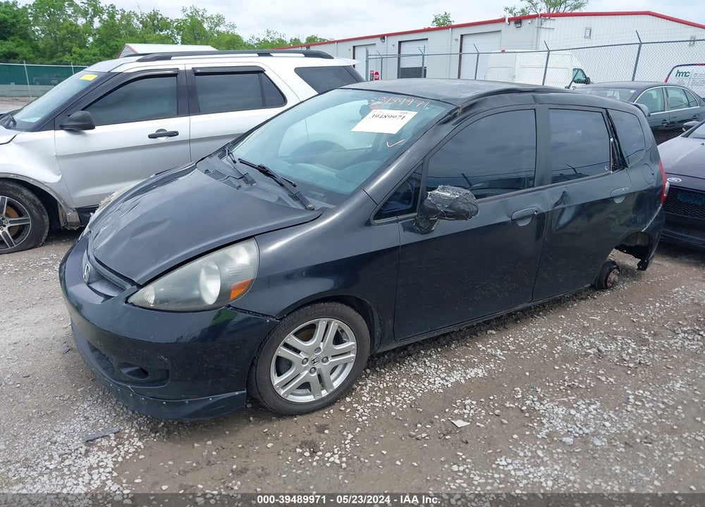 2007 HONDA FIT SPORT VIN: JHMGD38697S017972