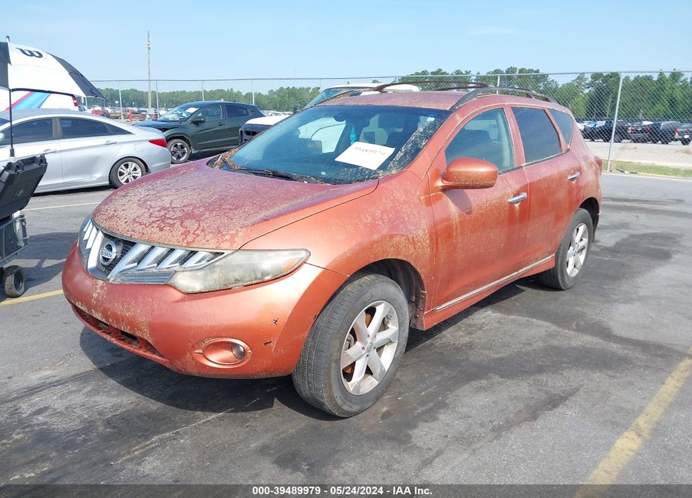 2010 NISSAN MURANO SL VIN: JN8AZ1MUXAW004606