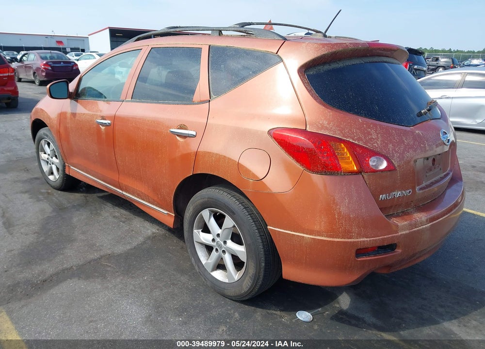 2010 NISSAN MURANO SL VIN: JN8AZ1MUXAW004606