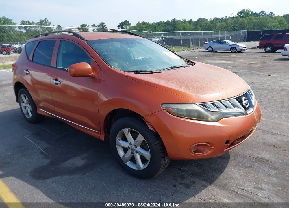 2010 NISSAN MURANO SL VIN: JN8AZ1MUXAW004606