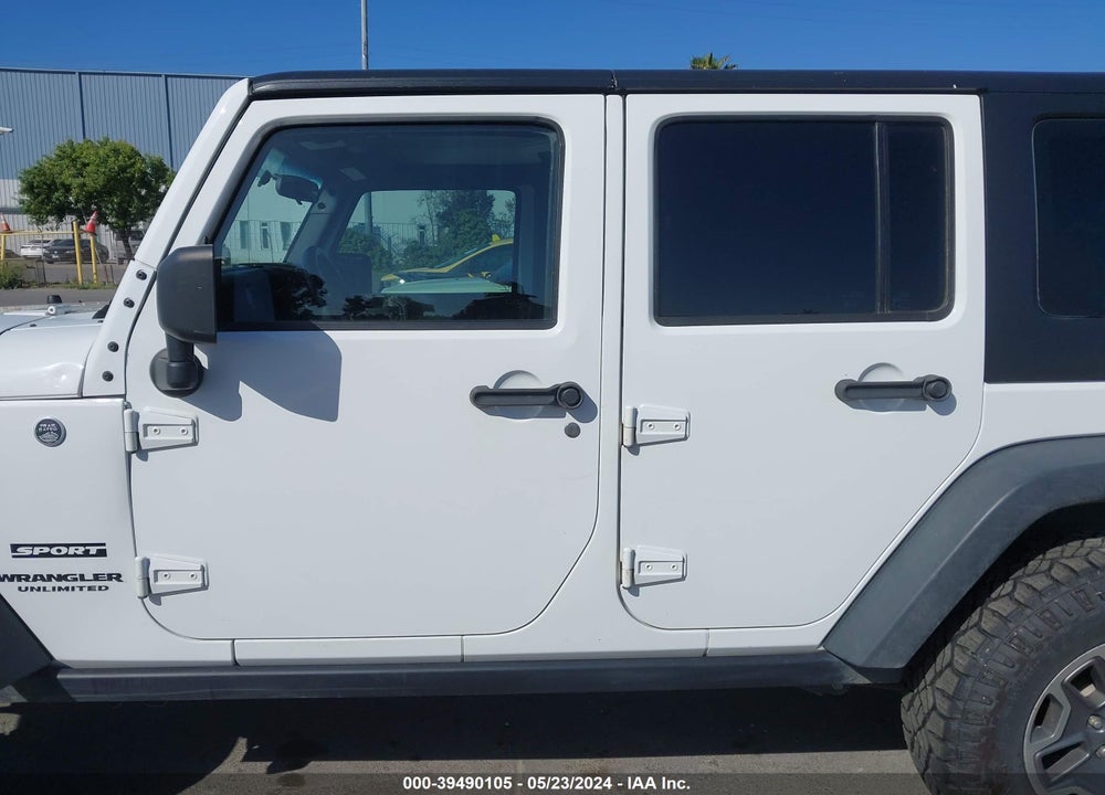 2015 JEEP WRANGLER UNLIMITED SPORT VIN: 1C4BJWDG4FL676796